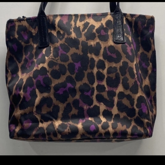 Coach-Signture Ocelet Leopard Print Tote Bag ππ€ - Picture 7 of 10